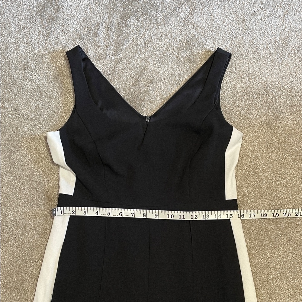 Donna Morgan Elegant Black and White Jumpsuit - Picture 4 of 8